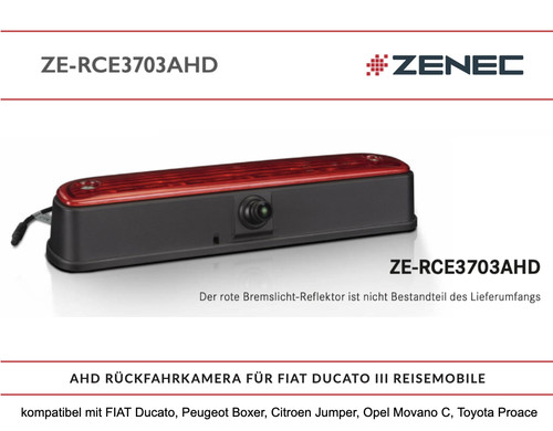 Zenec rce3703ahd ahd feux - zenec, ze-rce3703ahd
