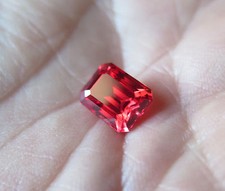 SAPHIR VERNEUIL PADPARADSCHA 8X6mm TRANSPARENCE IF