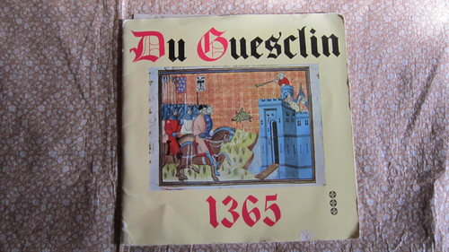 Guesclin 1365 livre disque - guesclin,