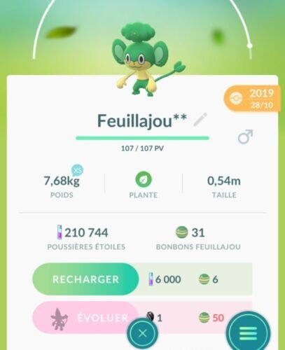 Pokémon trade feuillajou - go, /