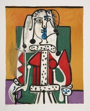 Pablo Picasso, L'Dans Un Fauteuil, Lithographie Sur Arches Paper