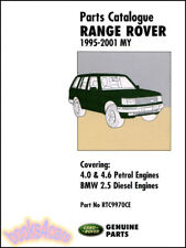 Catalogue De Pièces Pour Land Rover Manuel Range Rover 95-01