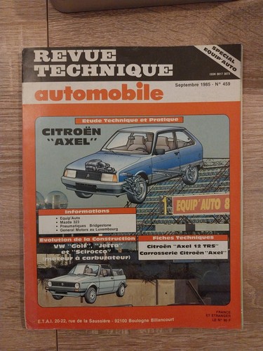 Revue technique citroen axel - revue,