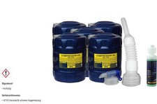 100L MANNOL Huile pour Compresseur Oil Iso 100 Robinet Tuyau Flexible Nettoyeur