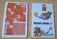 Lot de 2 Télécartes Roland