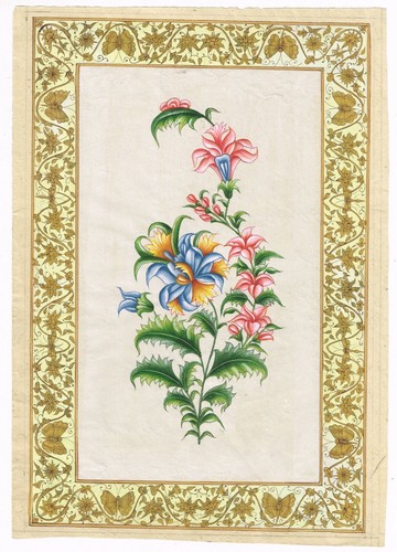 Floral peinture main - floral,