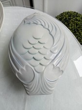 SOUPIERE POISSON EN FAIENCE DE