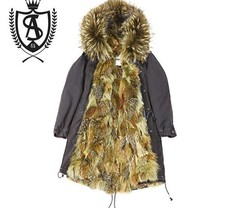 AS65 Manteau long en fourrure