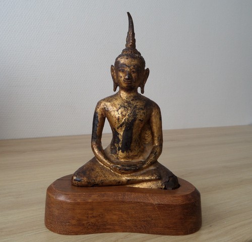 Antique bronze buddha bouddha - buddha,