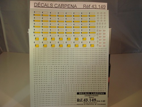 Decals plaques - decals,