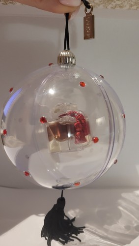 Boule noël avec miniature - de,