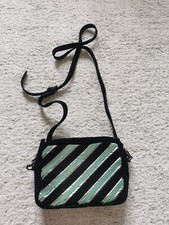 sac bandoulière en cuir Kookai noir vert neuf 