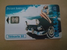 telecarte france 50 unites 07/94 peugeot assistance