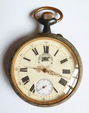 Régulateur THALES grosse montre gousset pocket watch 19e siècle fonctionne