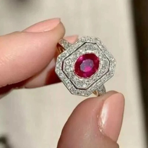 Bague fiançailles vintage - bague, de