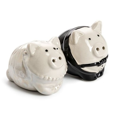 Salière poivrière cochons