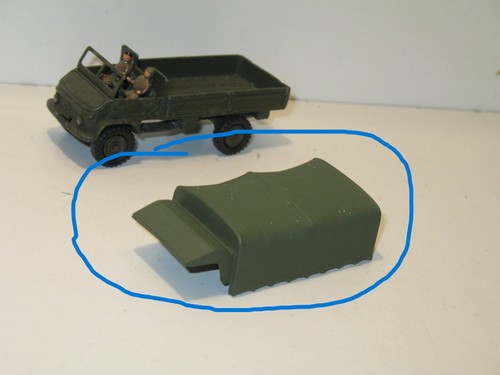 Dinky toys bache - toys,, kaki