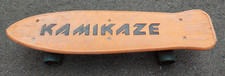 Ancien SKATE BOARD  KAMIKAZE ORANGE Made in France .Années 80.Fonctionne