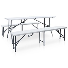 Table Pliable de Jardin avec 2