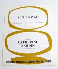 Partition vintage sheet music