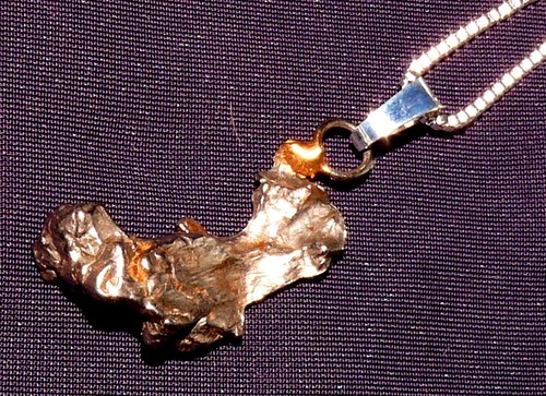 Pendentif météorite campo - pendentif,