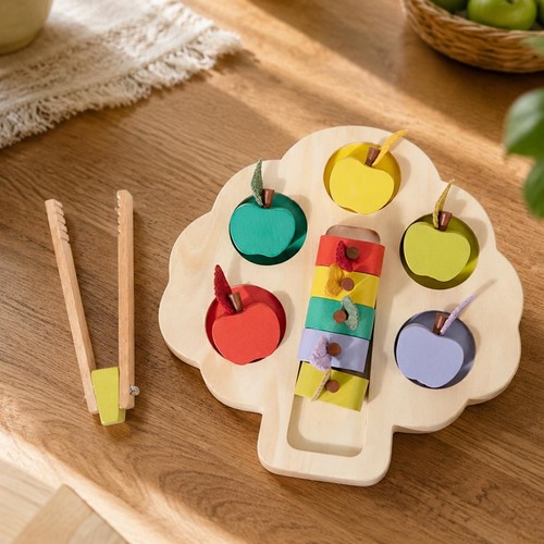 Jeu tri pommes motricité fine - jeu,