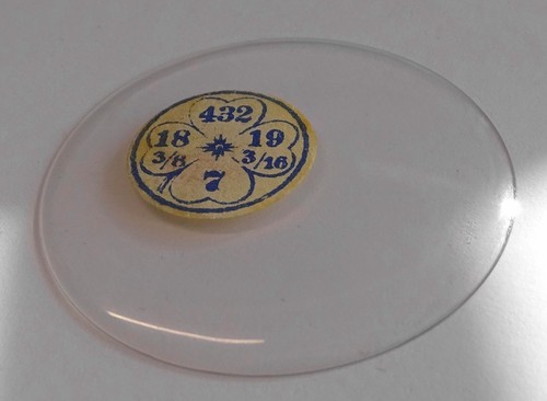 Verre savonnette montre - verre,