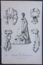 Gravure Mode Journal des Demoiselles Accessoires 3847bis