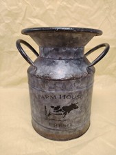 pot à lait ancien En Acier /