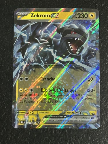 Carte pokémon zekrom ex - carte,