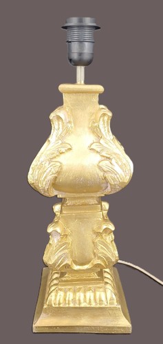 Pied lampe doré - de,