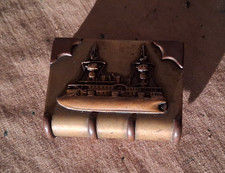 briquet livre ww1 ancien bateau cuivre poilu guerre