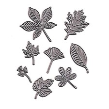 CUTTING DIES 8 MATRICES DE DECOUPES FEUILLES LOISIRS CREATIFS SCRAPBOOKING 0433