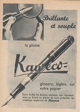 Publicité ancienne plume