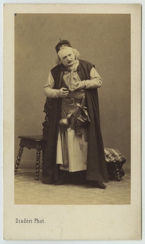 Cdv 1860 disdéri acteur - 1860-70, disdéri.