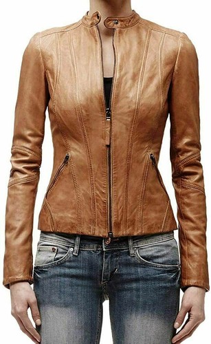 Veste cuir véritable pour - cuir,