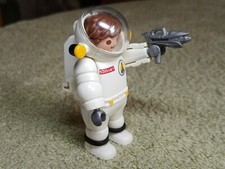 PLAYMOBIL 1992 Altaya incomplet - Astronaute vitre & manches amovibles, pistolet