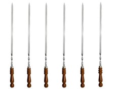 6 X Brochettes Avec Poignée