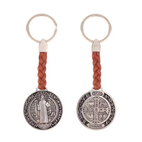 Porte clé médaille - porte-clé, saint
