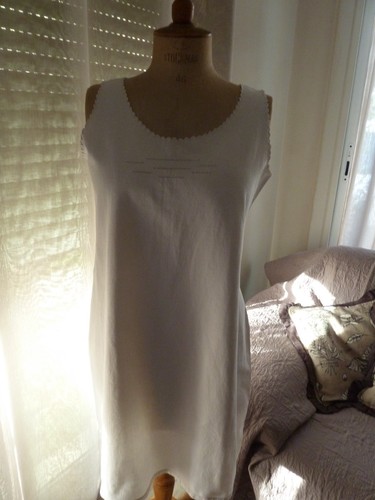 Chemise nuit ancienne - chemise,
