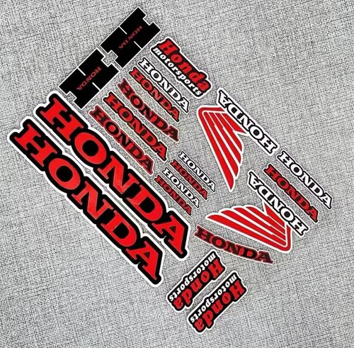 Autocollant honda sponsor - autocollant,