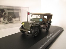 JEEP WILLYS MB MILITAIRE  3RD CANADIAN INFANTERIE AMBULANCE JUNE 1944 NB  1/43