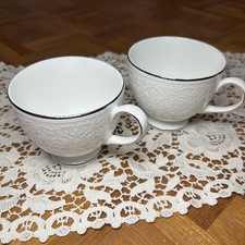 Tasse à thé en dentelle