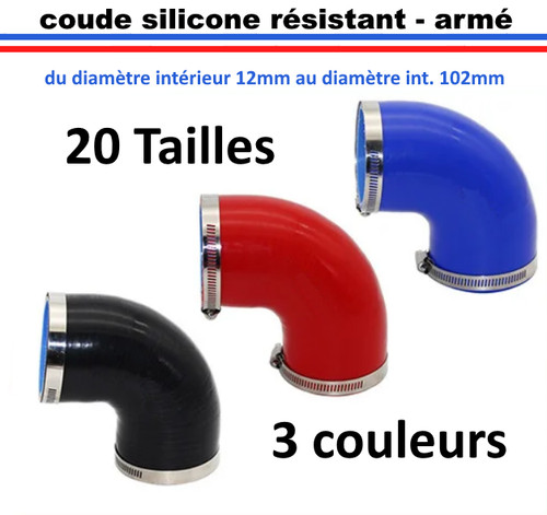 Coude tuyau durite - durite, radiateur