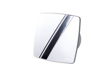 100mm Ventilateur évacuation Silent Linea Argent Extracteur d'air IPX4 1 Vitesse