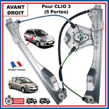 Leve Vitre Avant Droit Passager pour RENAULT Clio 3 5 Portes TCe dCi 8200291147