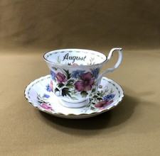 tasse AOUT porcelaine ROYAL