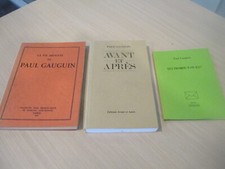 LOT DE 3 - PAUL GAUGUIN - VIE ARDENTE, AVANT ET APRES ... - EDITIONS DIVERSES