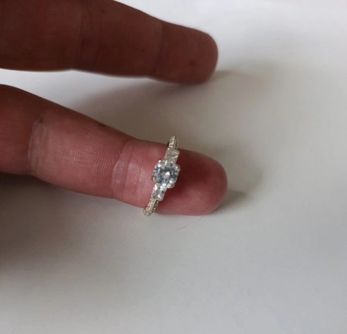 Bague blanc poinçon - blanc,