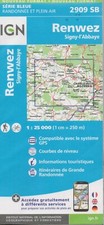 CARTE DE RANDONNEE SERIE BLEUE